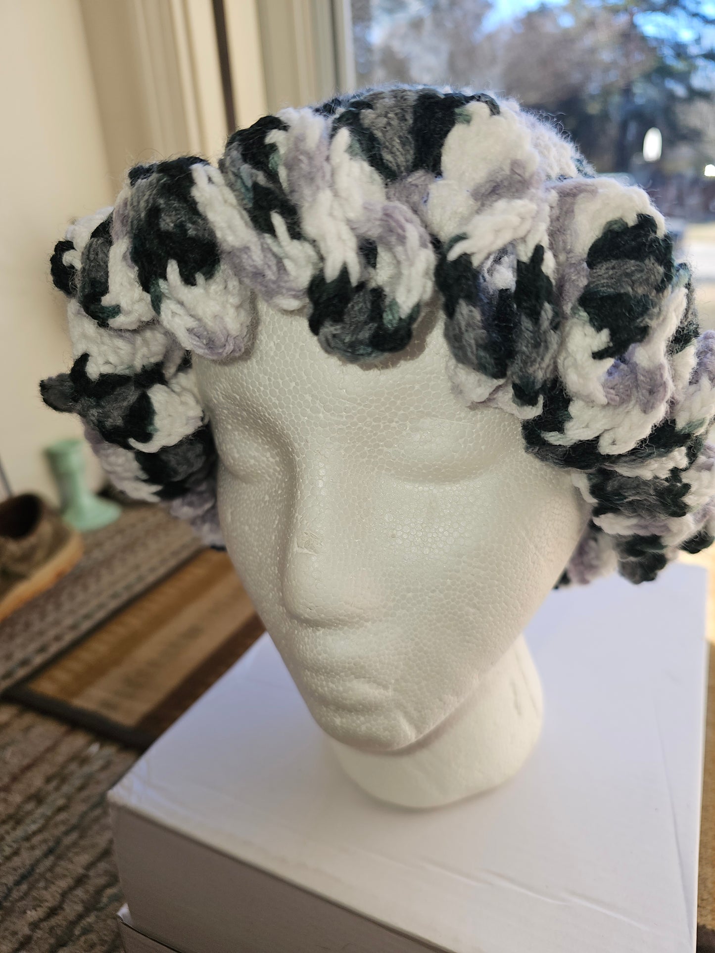 Crochet Ruffle Hat