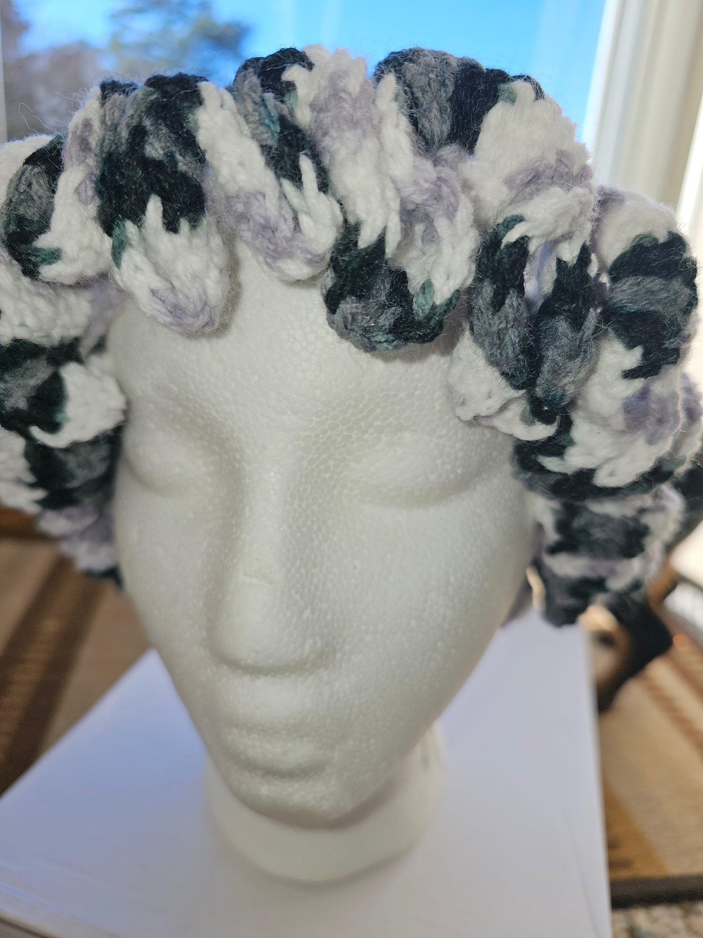 Crochet Ruffle Hat