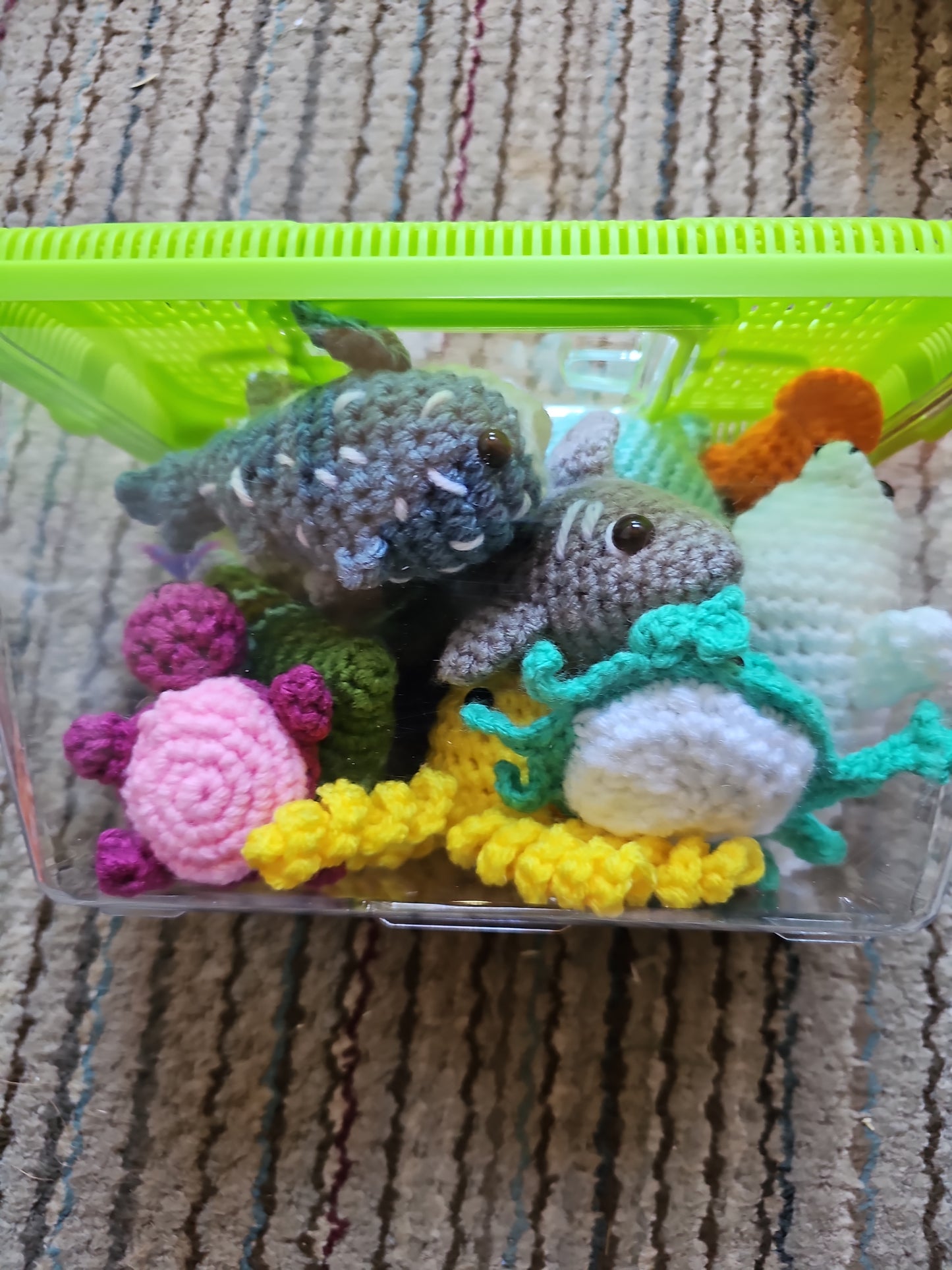 Crochet Sea Creatue Auqarium
