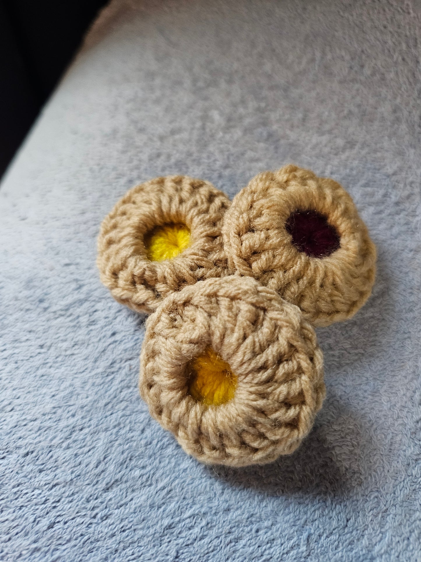 Crochet Jam/Jelly Cookies