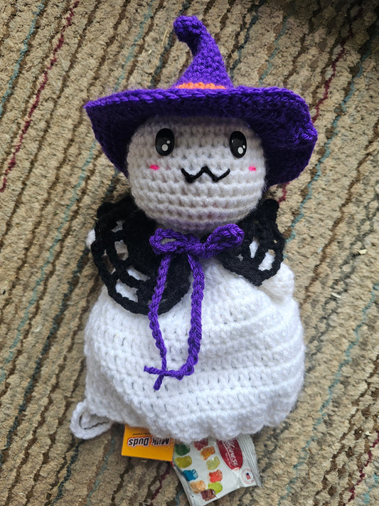 Crochet Ghost Halloween Bags