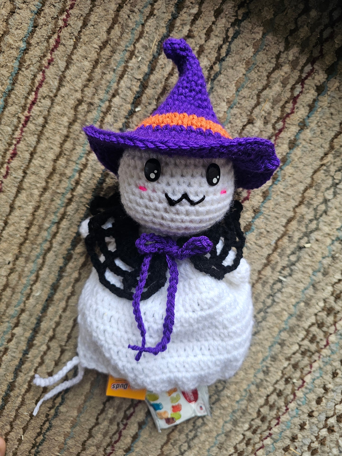 Crochet Ghost Halloween Bags