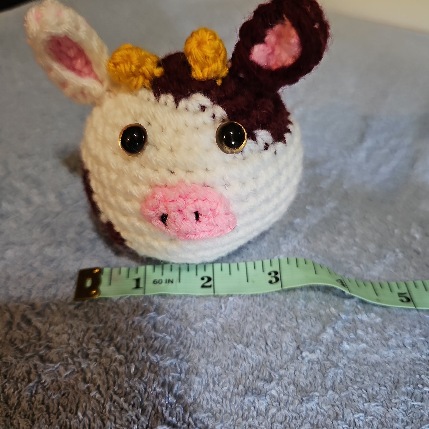 Crochet Cow Ball