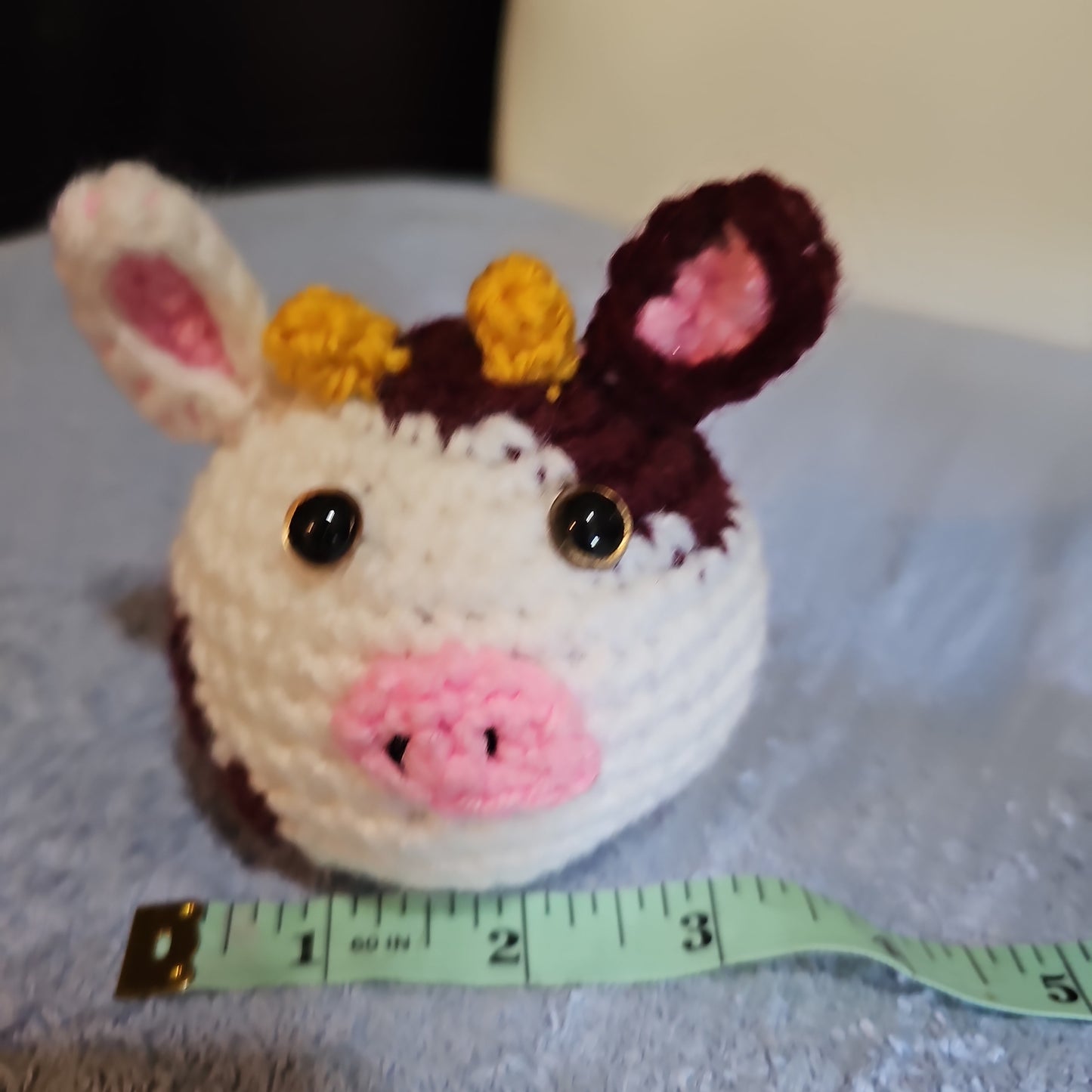 Crochet Cow Ball