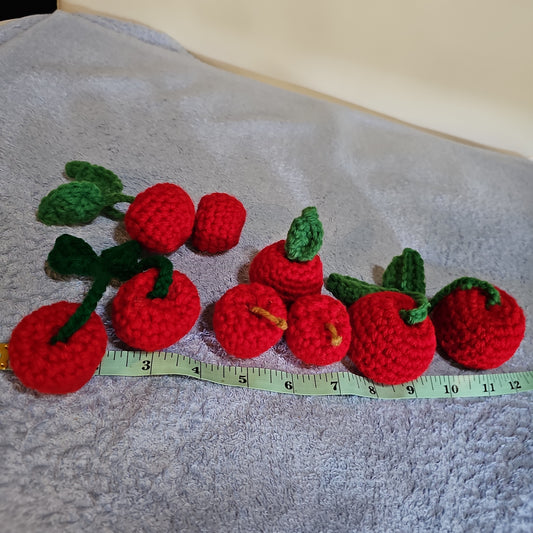 Crochet Cherries