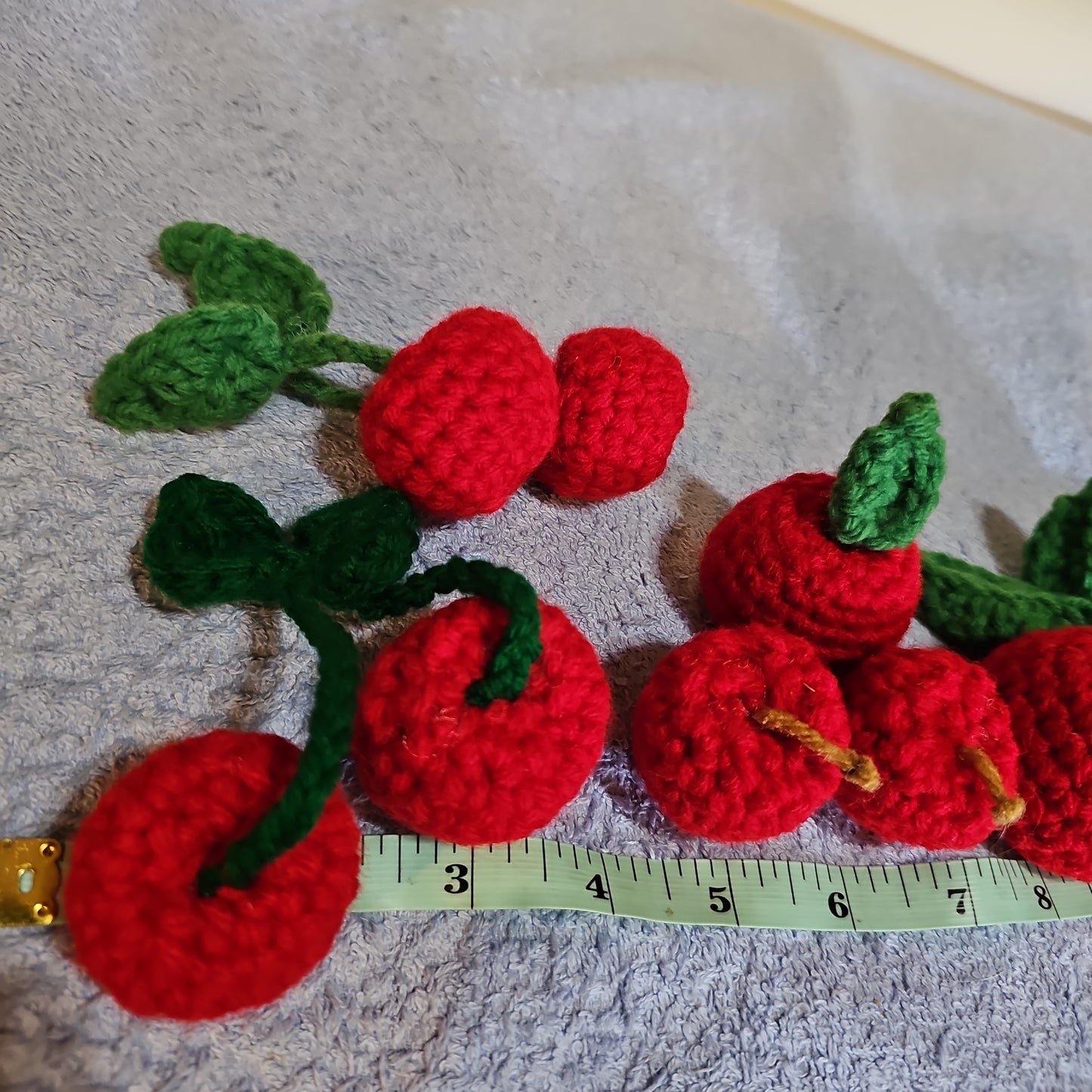 Crochet Cherries