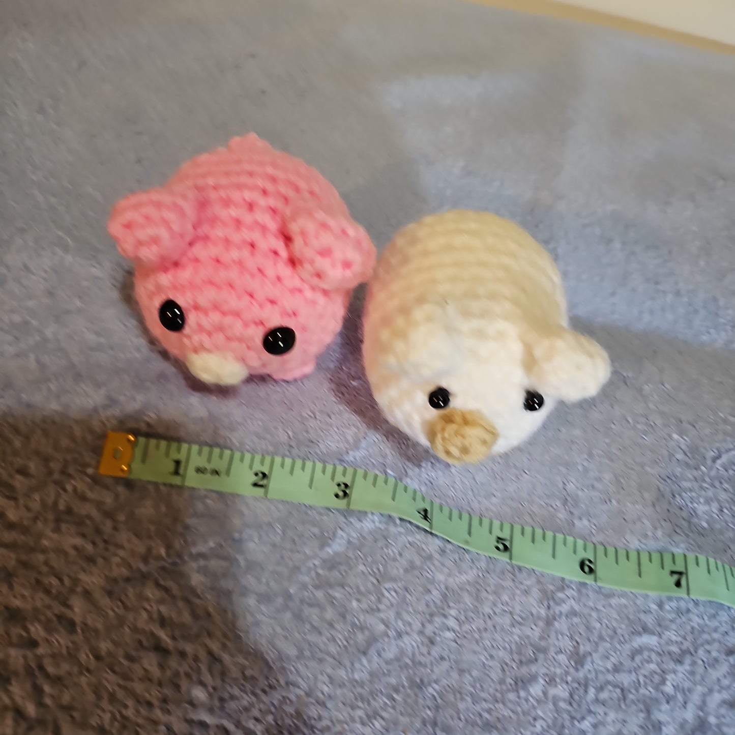 Crochet Pink Pig