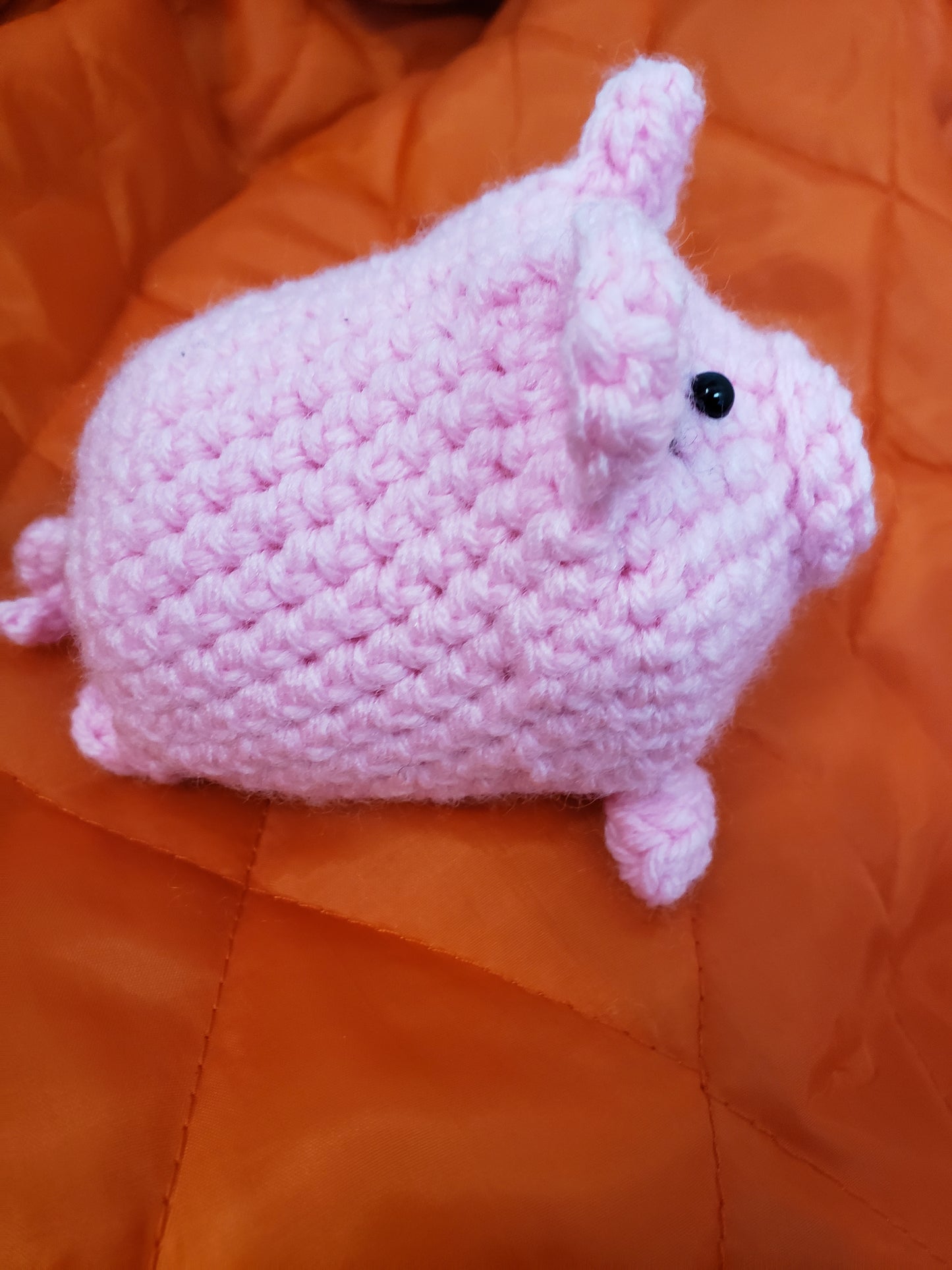 Crochet Pink Pig