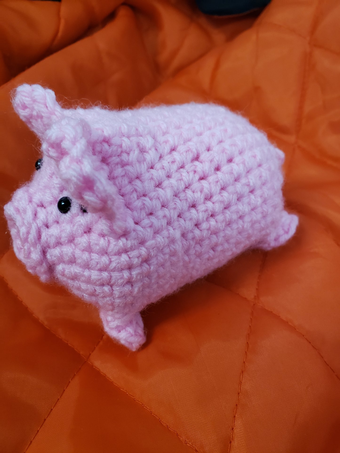 Crochet Pink Pig