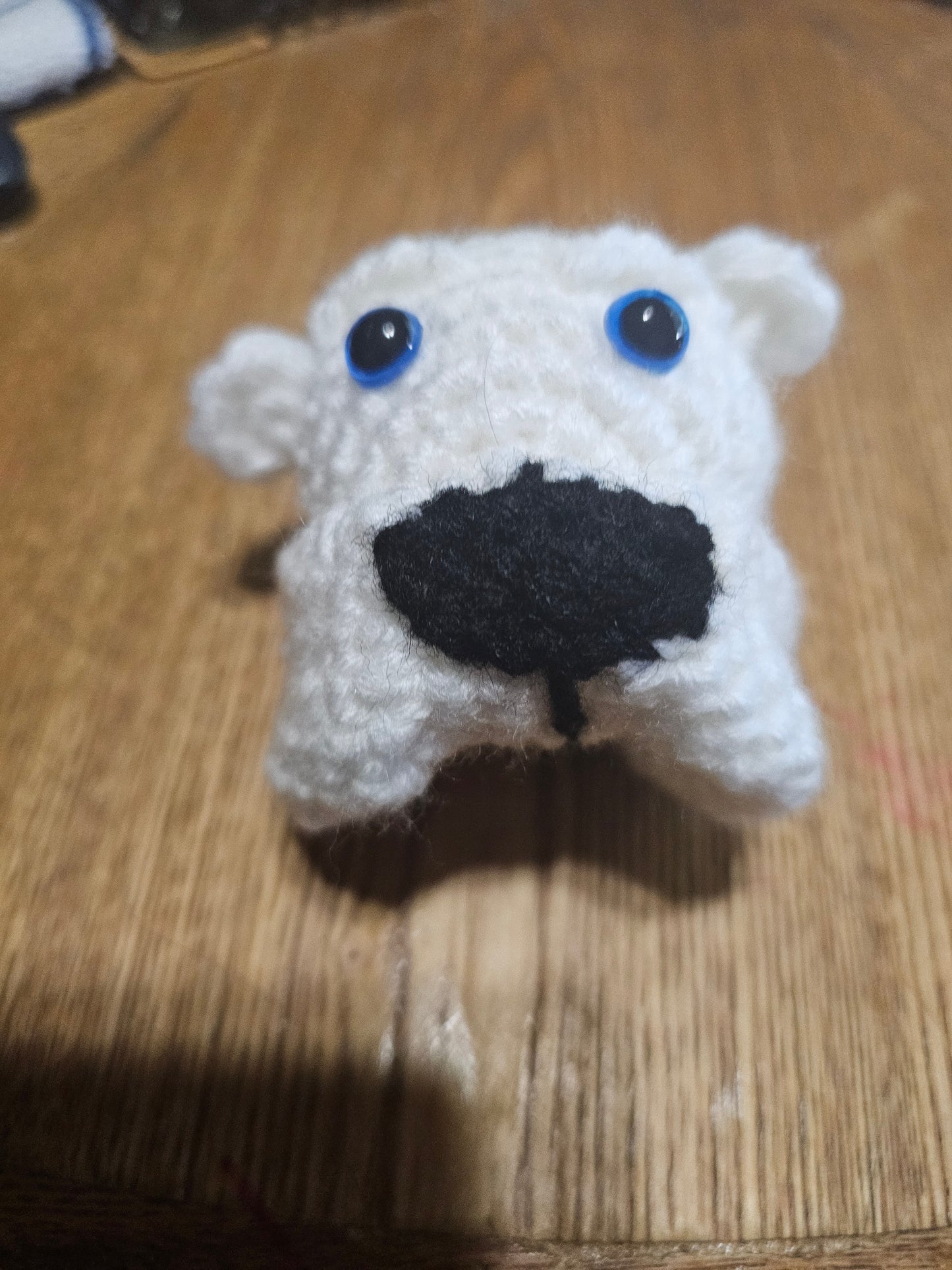 Crochet Bulldog Head