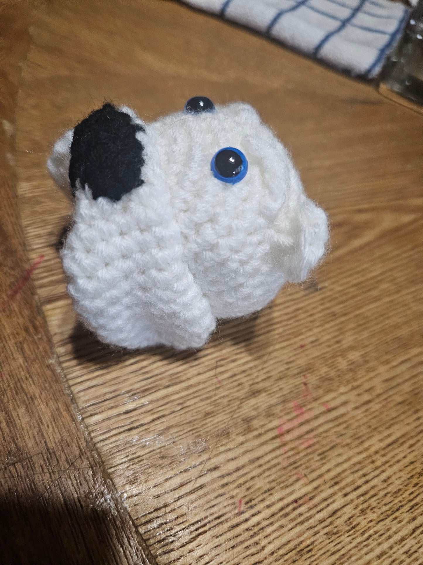 Crochet Bulldog Head