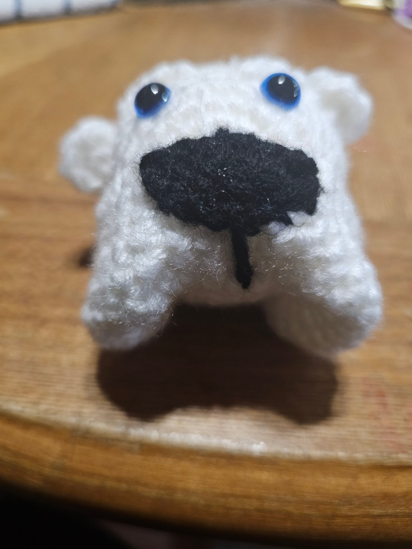 Crochet Bulldog Head