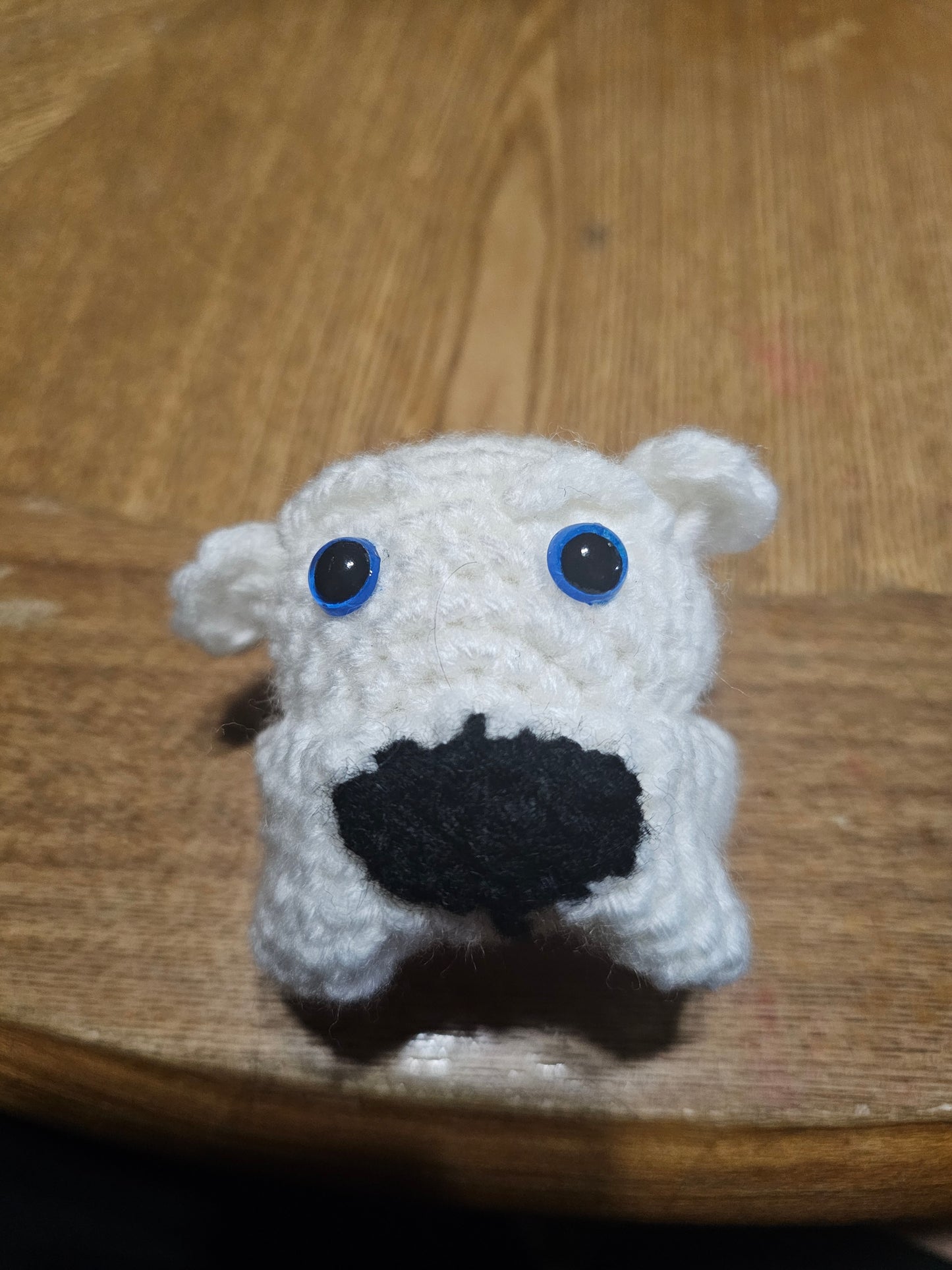 Crochet Bulldog Head