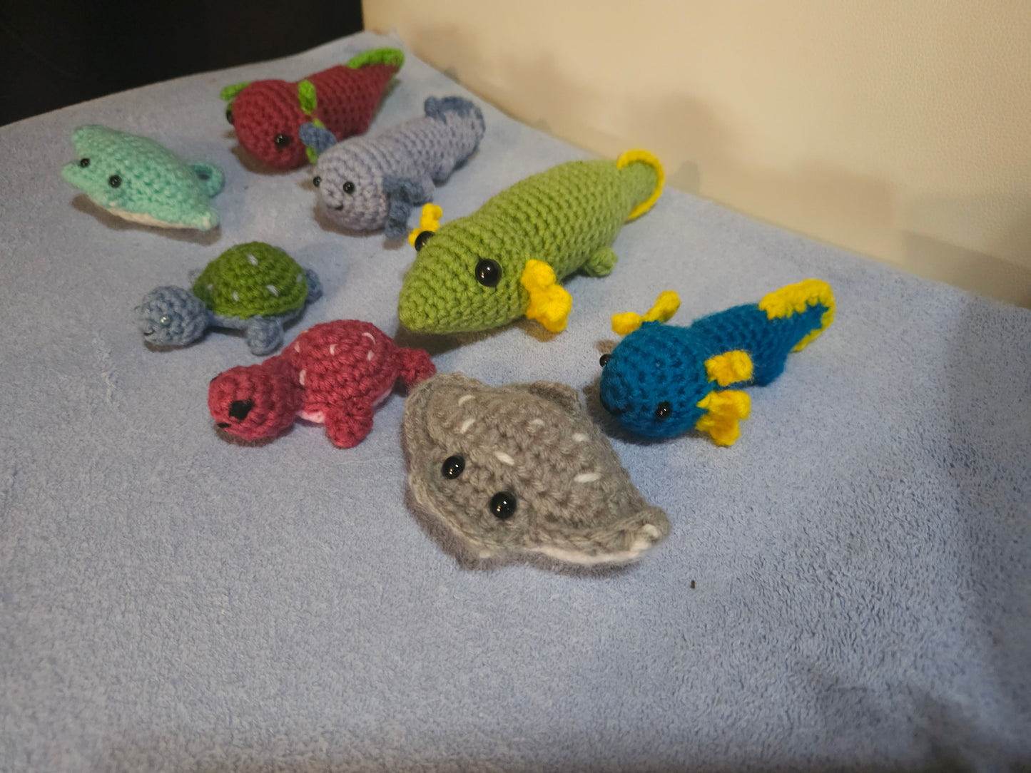 Crochet Sea Creatue Auqarium