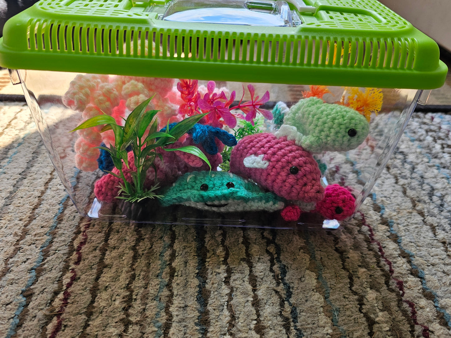 Crochet Sea Creatue Auqarium