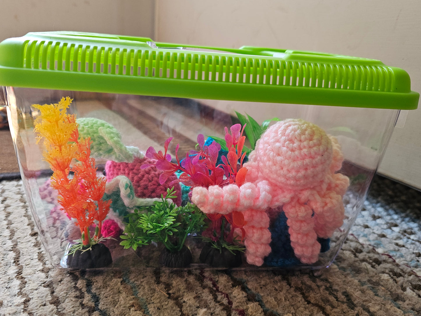 Crochet Sea Creatue Auqarium