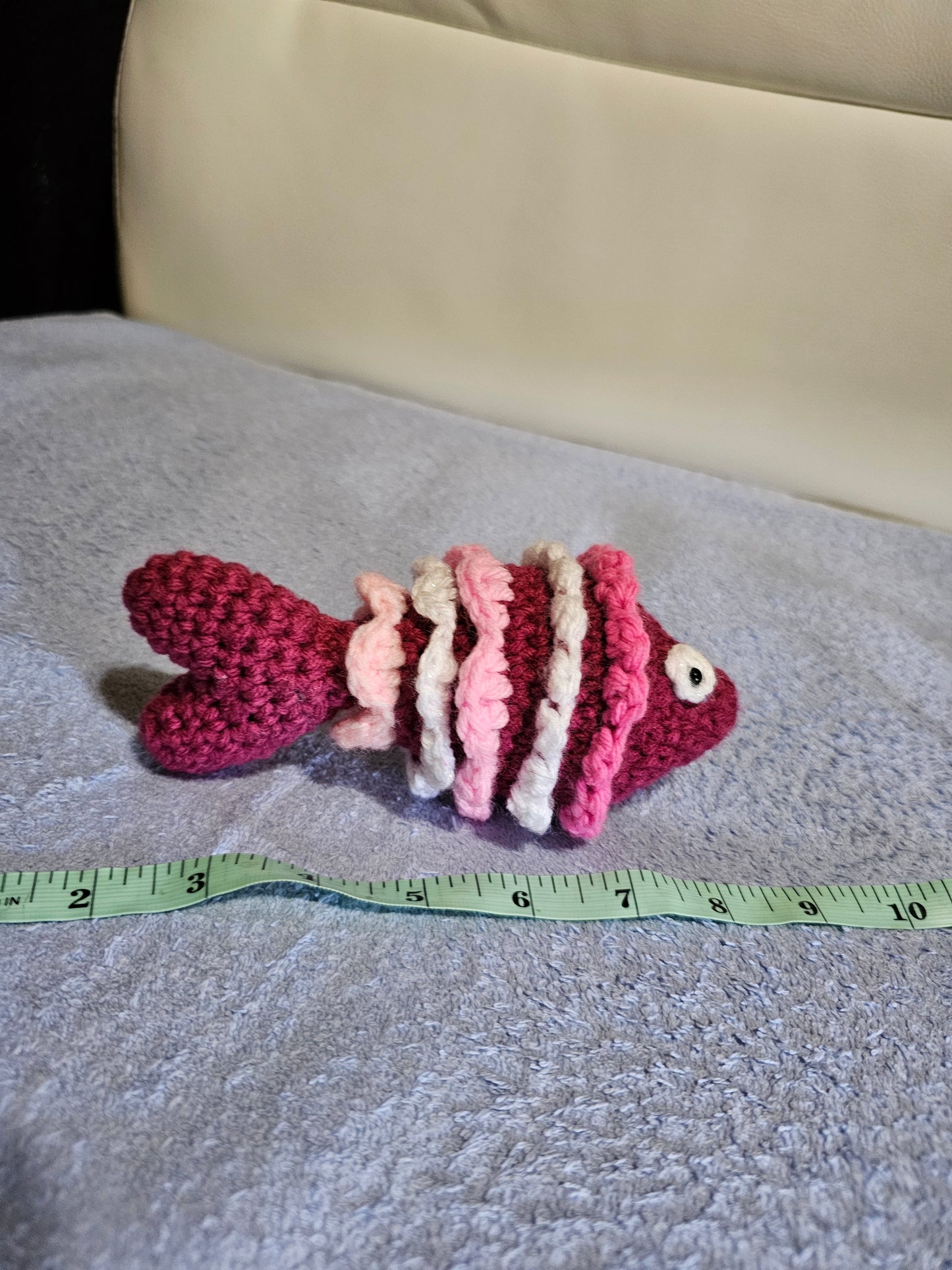 Crochet Pink Fish