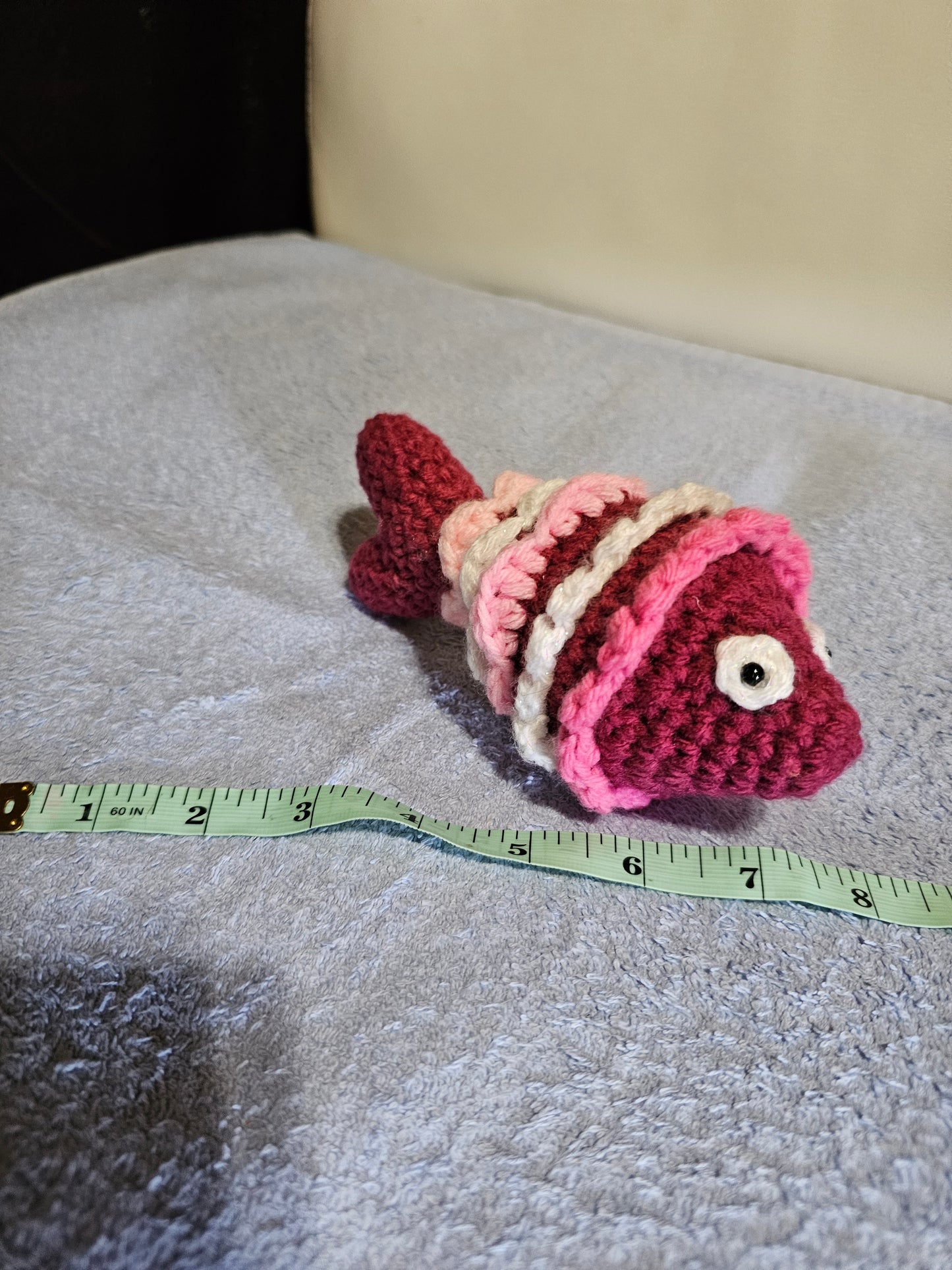 Crochet Pink Fish