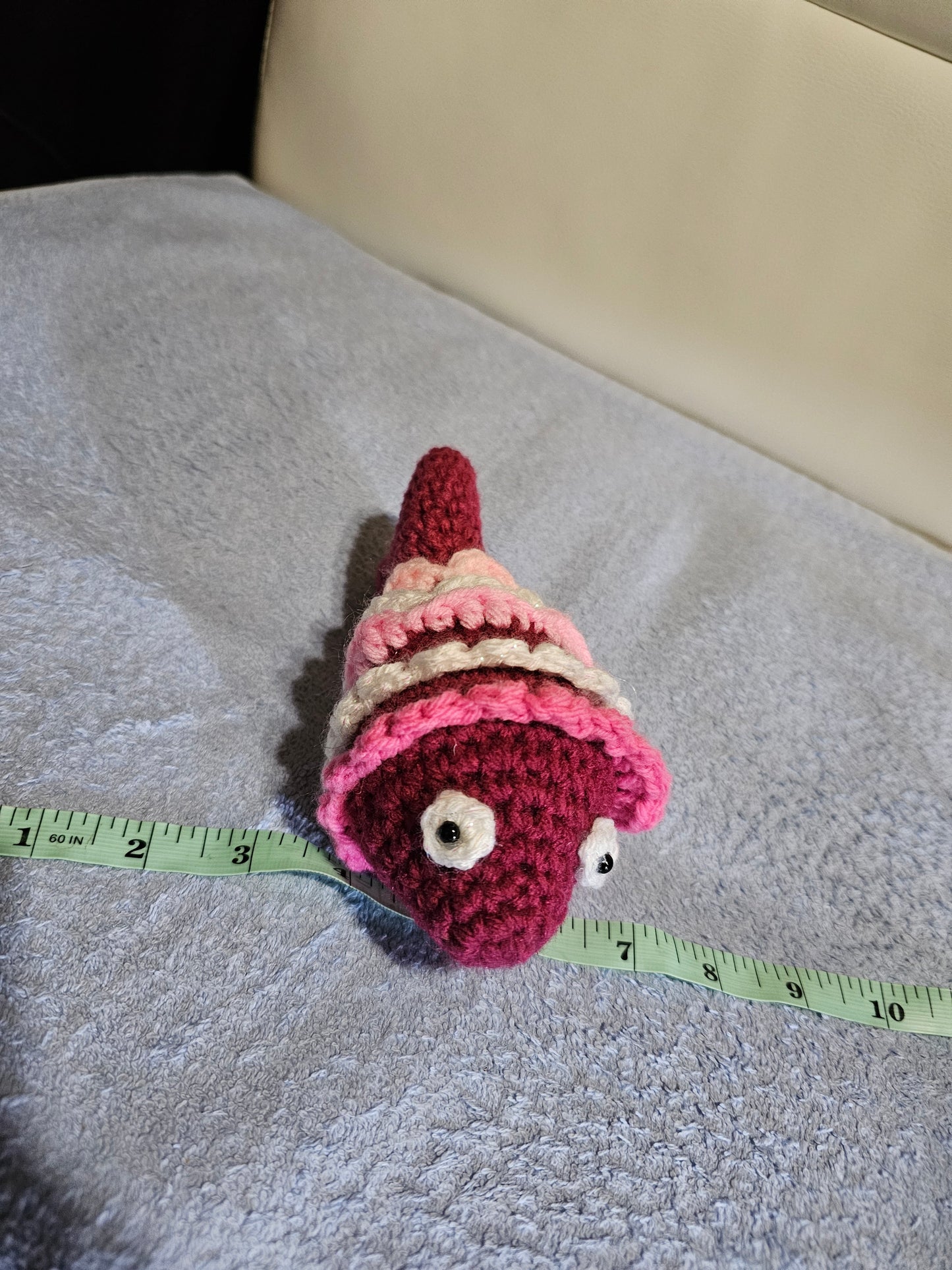 Crochet Pink Fish