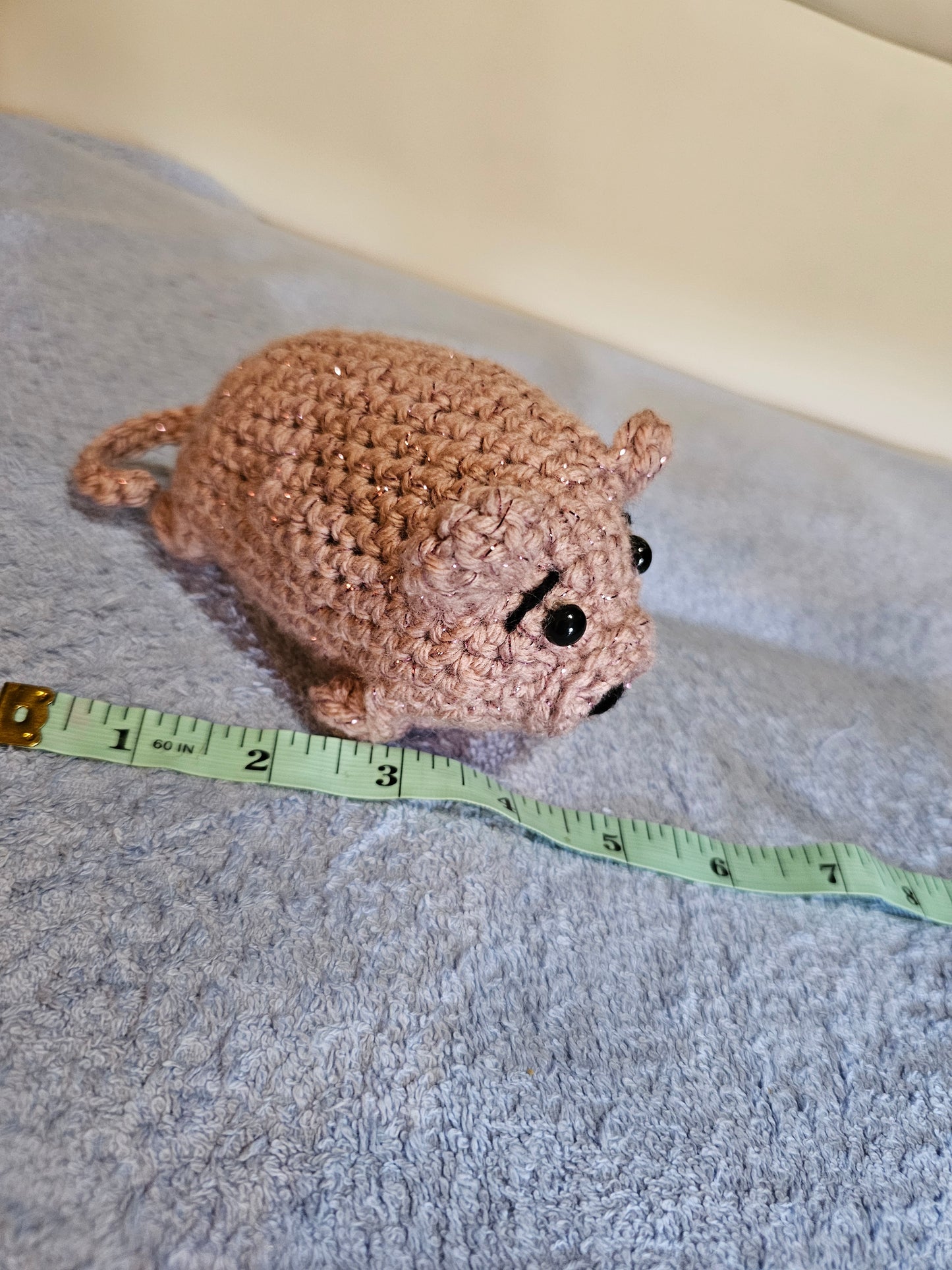 Crochet Pink Pig