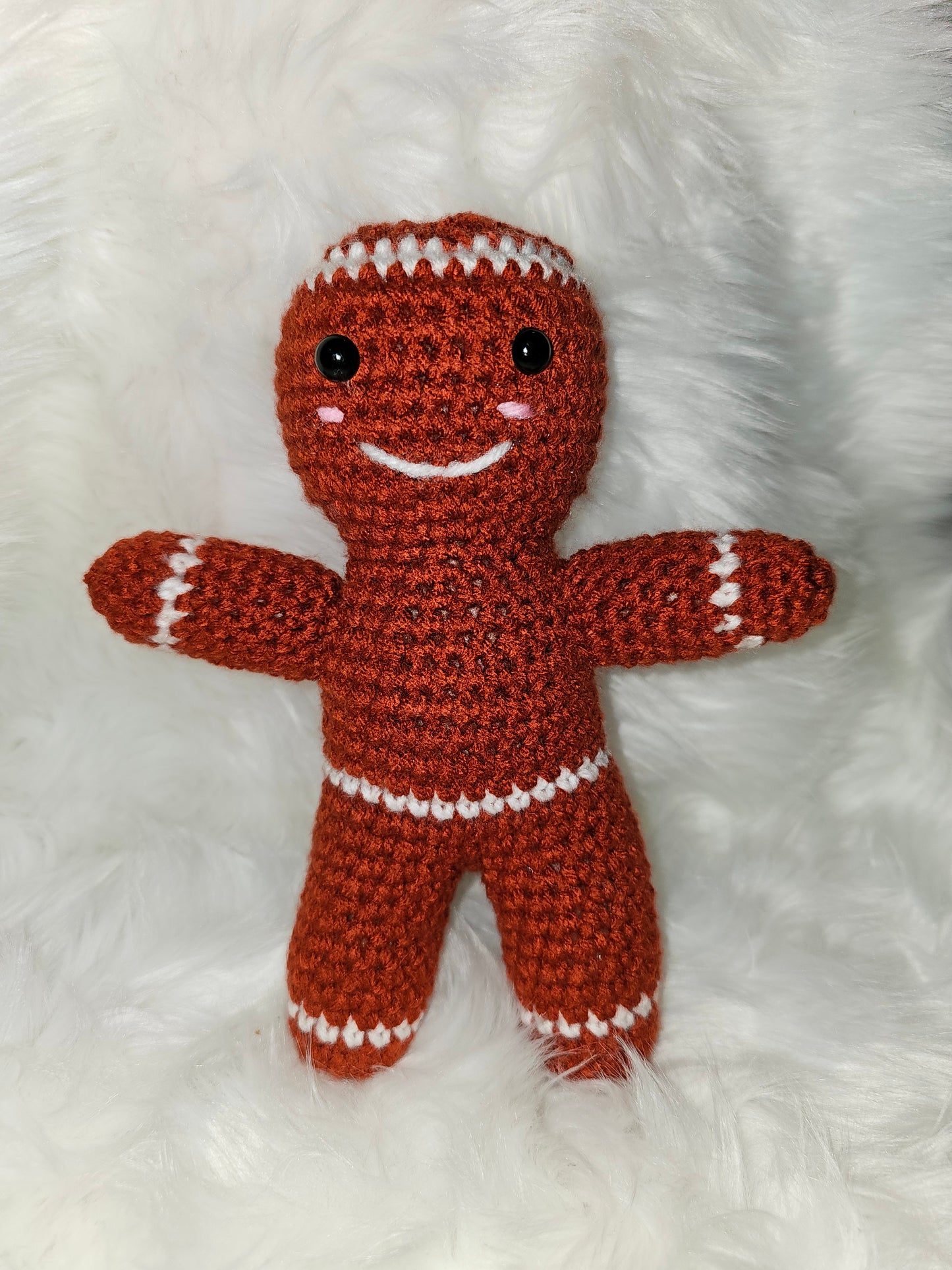 Crochet Upright/Standing Gingerbread Man