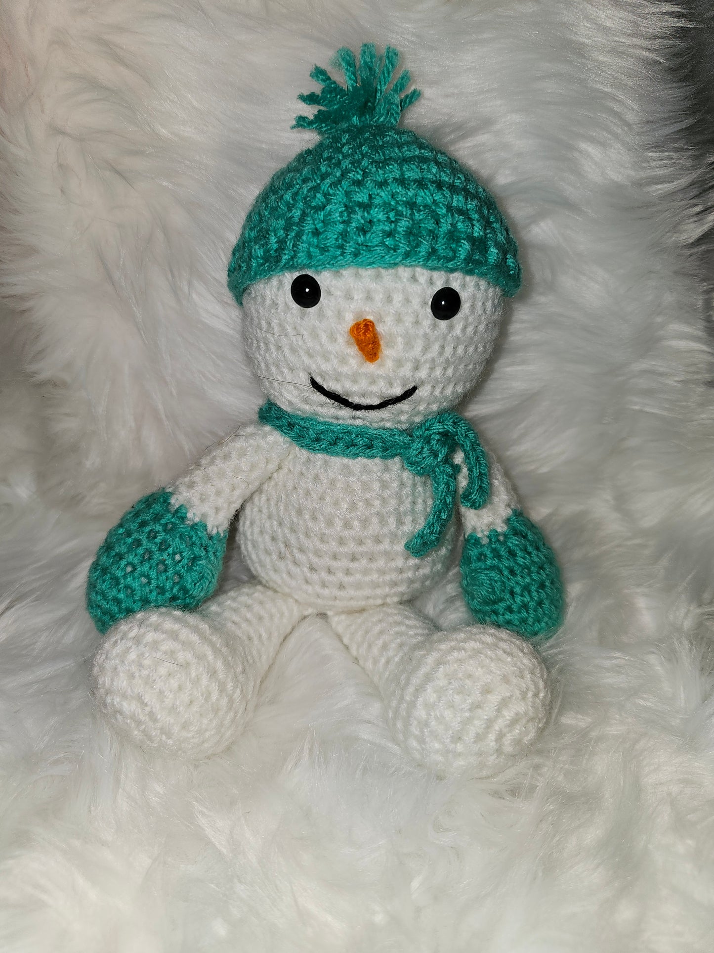 Crochet Snowman Couple