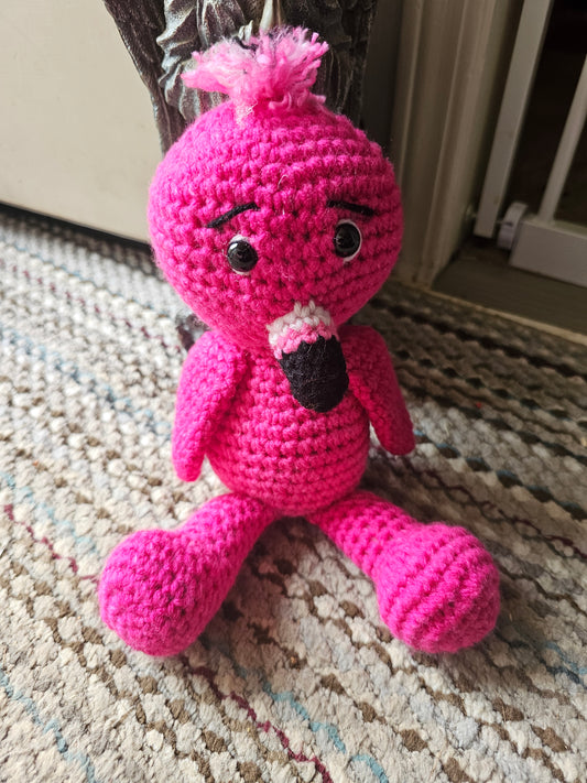 Crochet Pink Flamingo