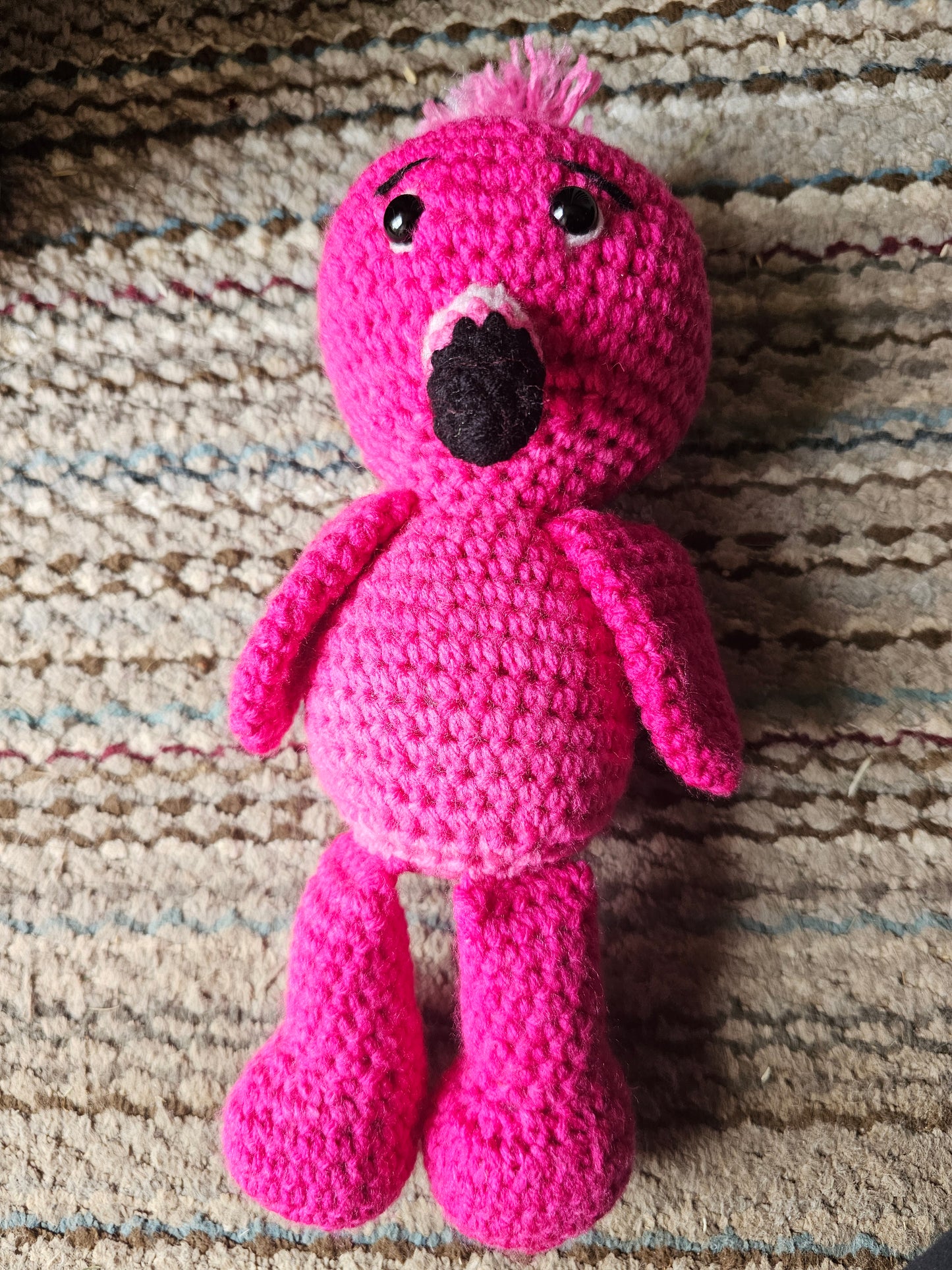 Crochet Pink Flamingo