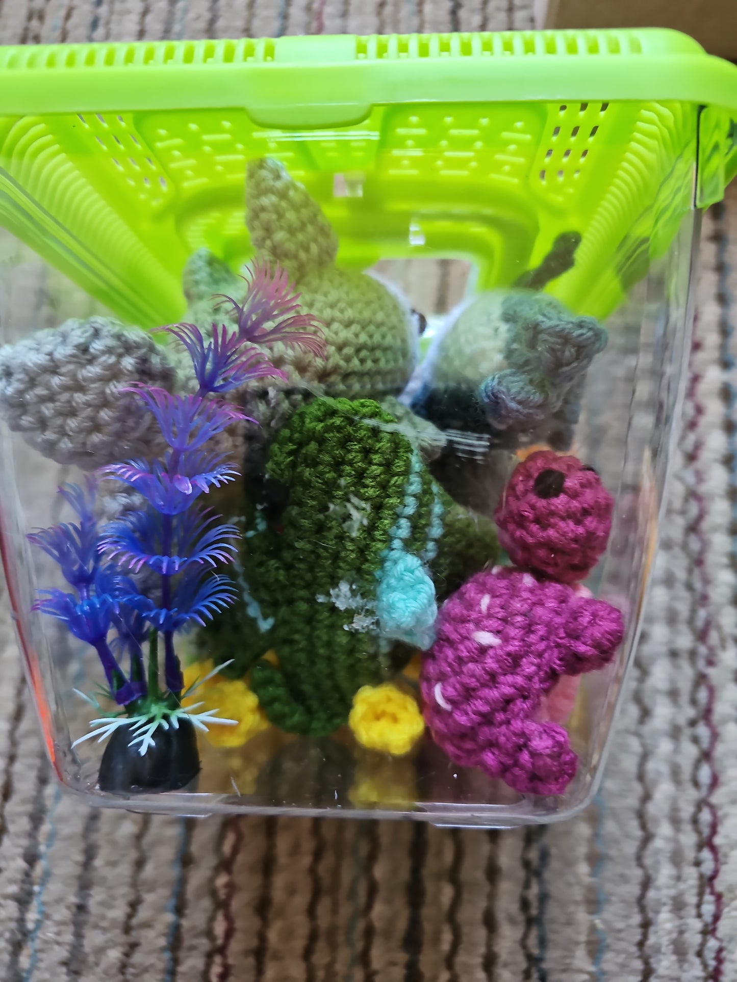 Crochet Sea Creatue Auqarium