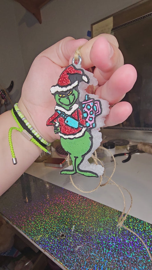 Grinch air freshener