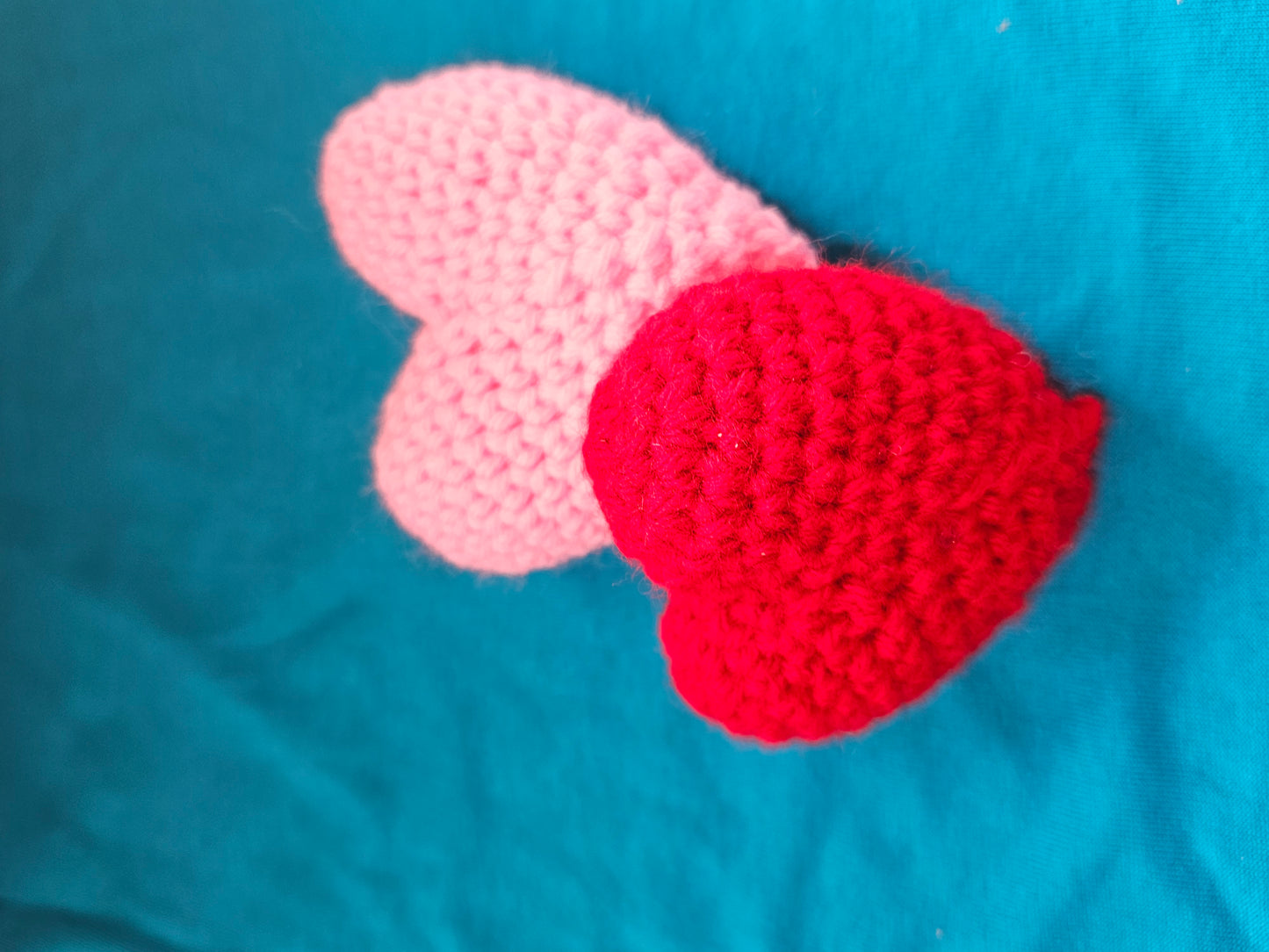 Crochet 3d Hearts