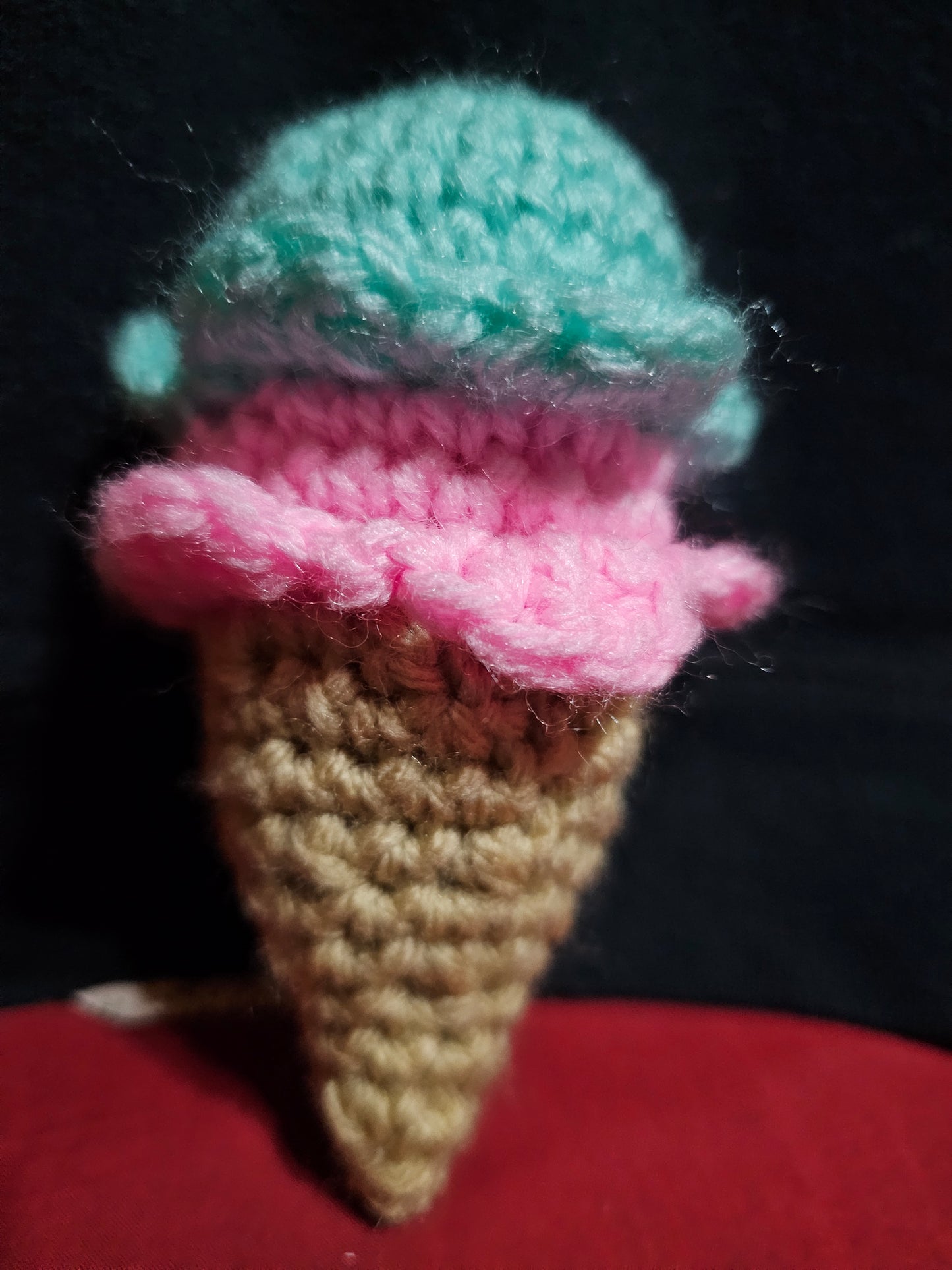 Crochet Double Ice Cream Cones