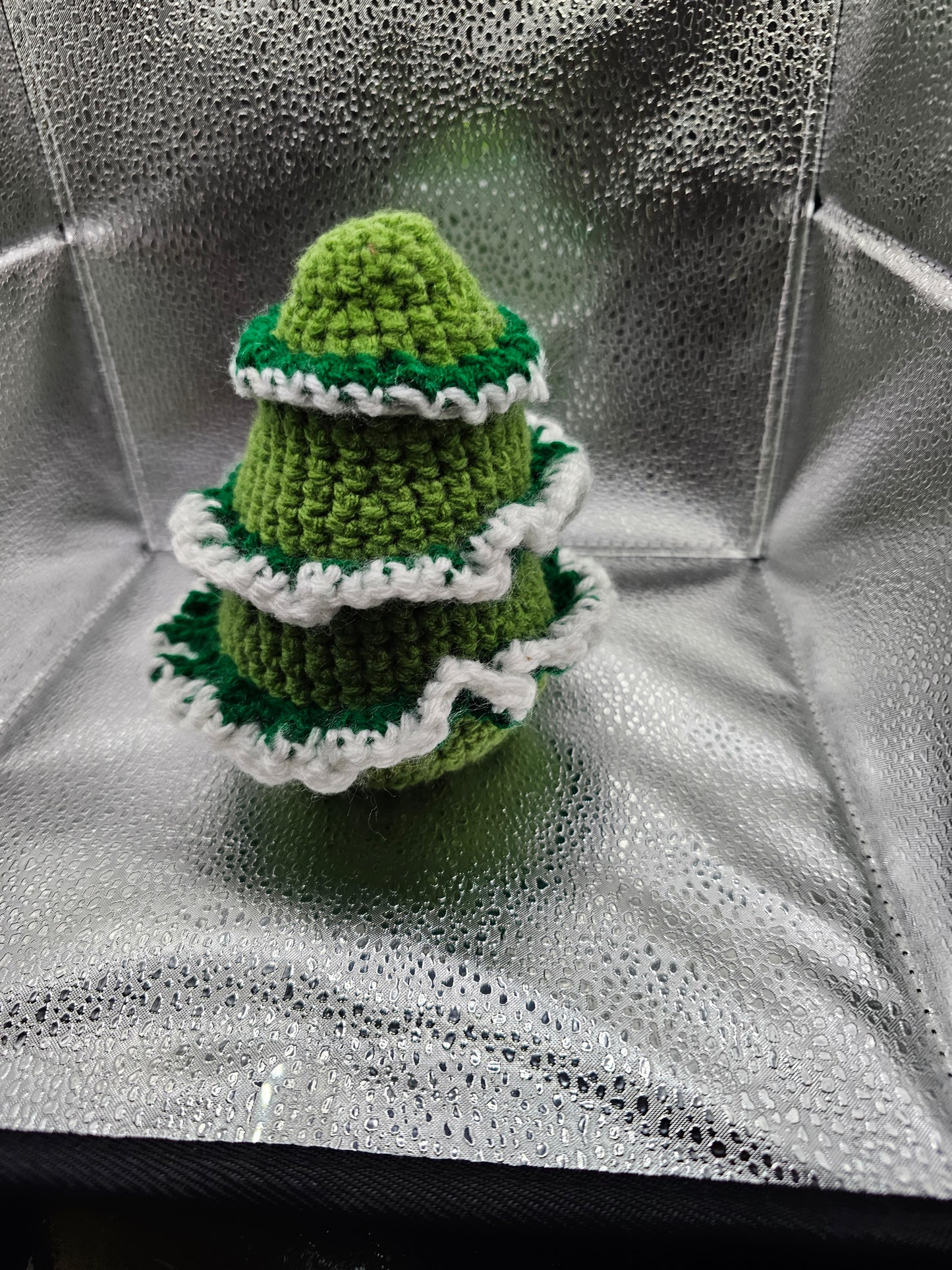 Crochet Multi Green Christmas Tree