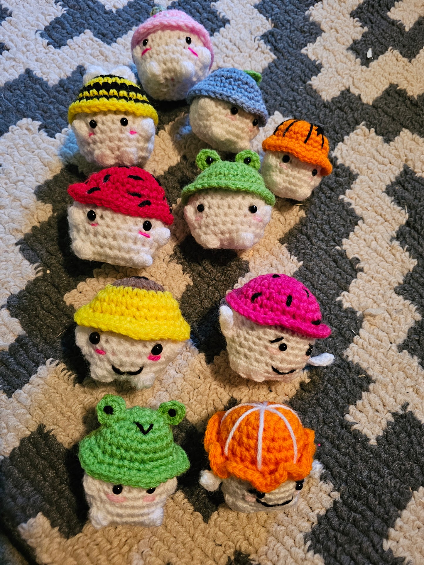 Crochet Mushroom Bois