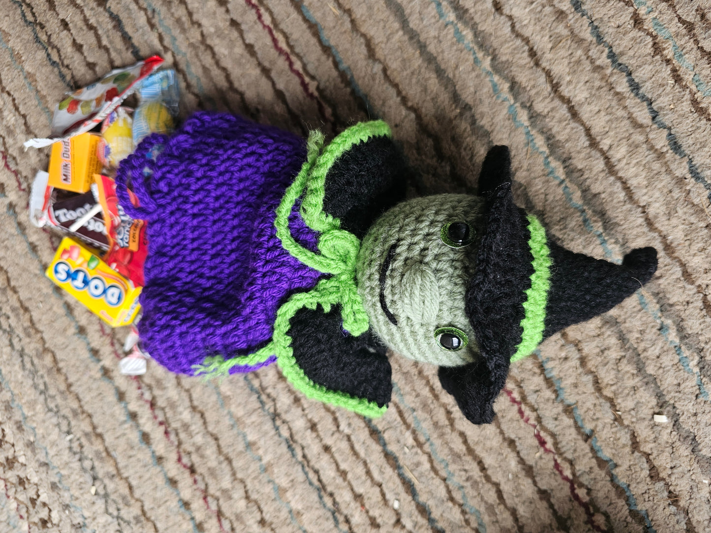 Crochet Witch Halloween Bag