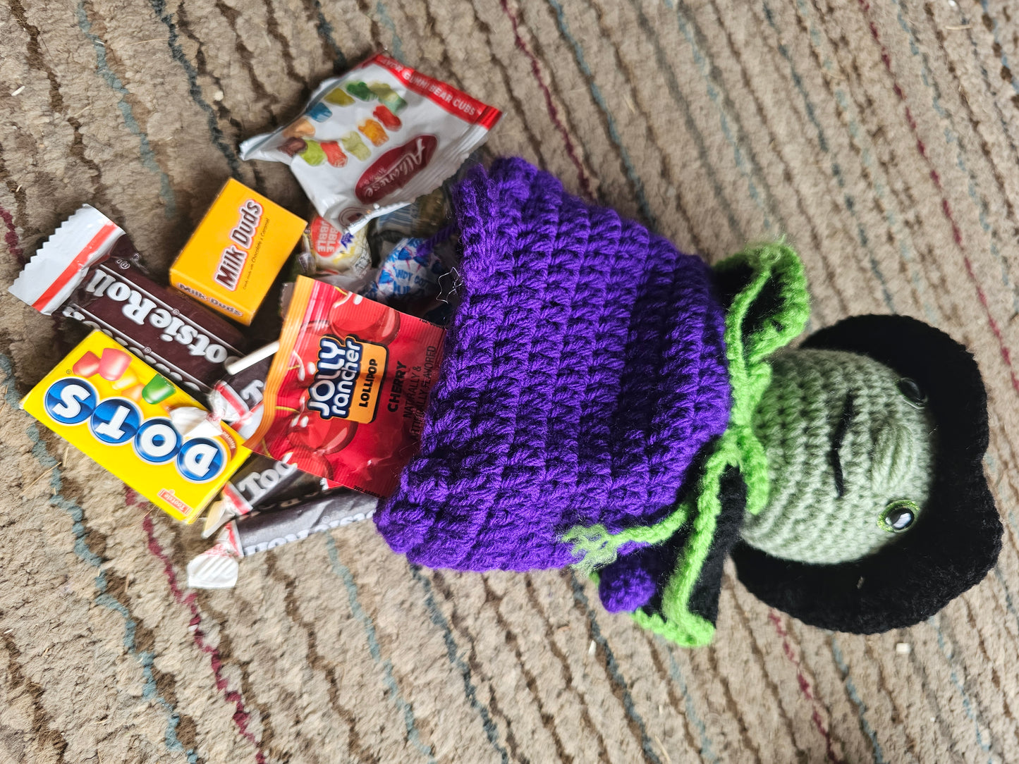 Crochet Witch Halloween Bag