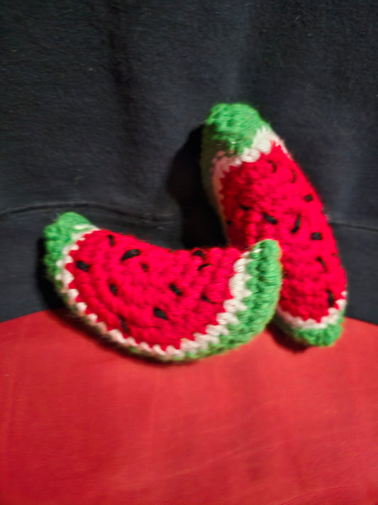 Crochet Watermelon Slices