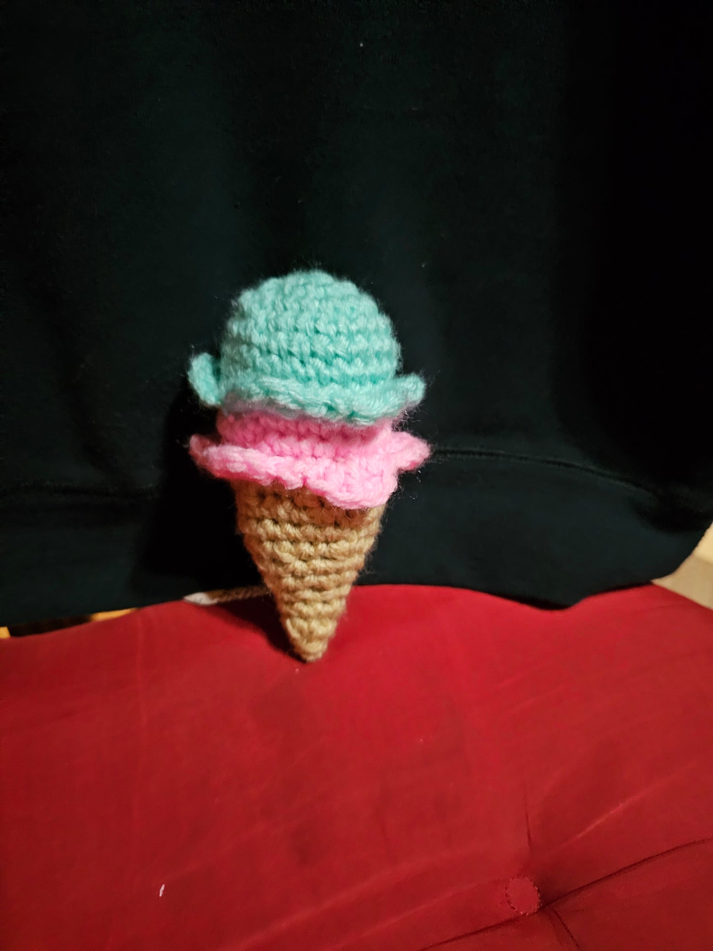 Crochet Double Ice Cream Cones