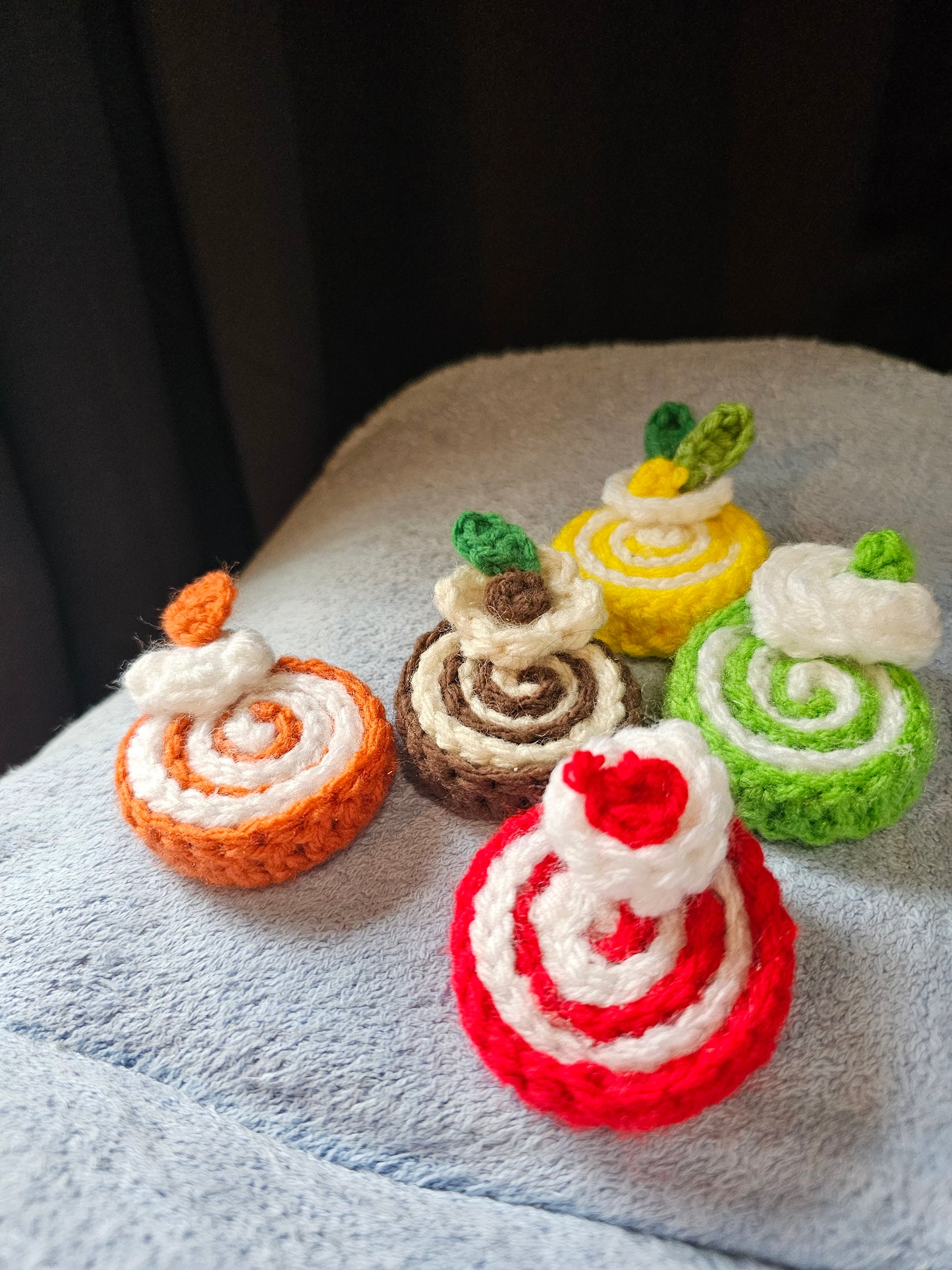 Crochet Swiss Roll Bites