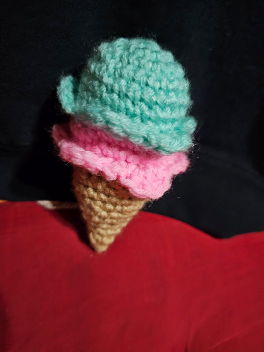 Crochet Double Ice Cream Cones