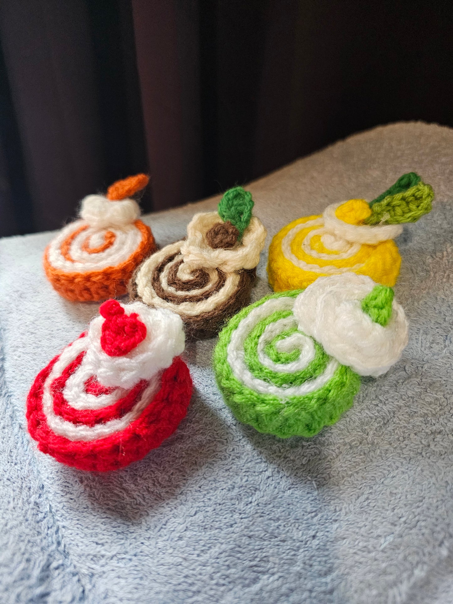 Crochet Swiss Roll Bites