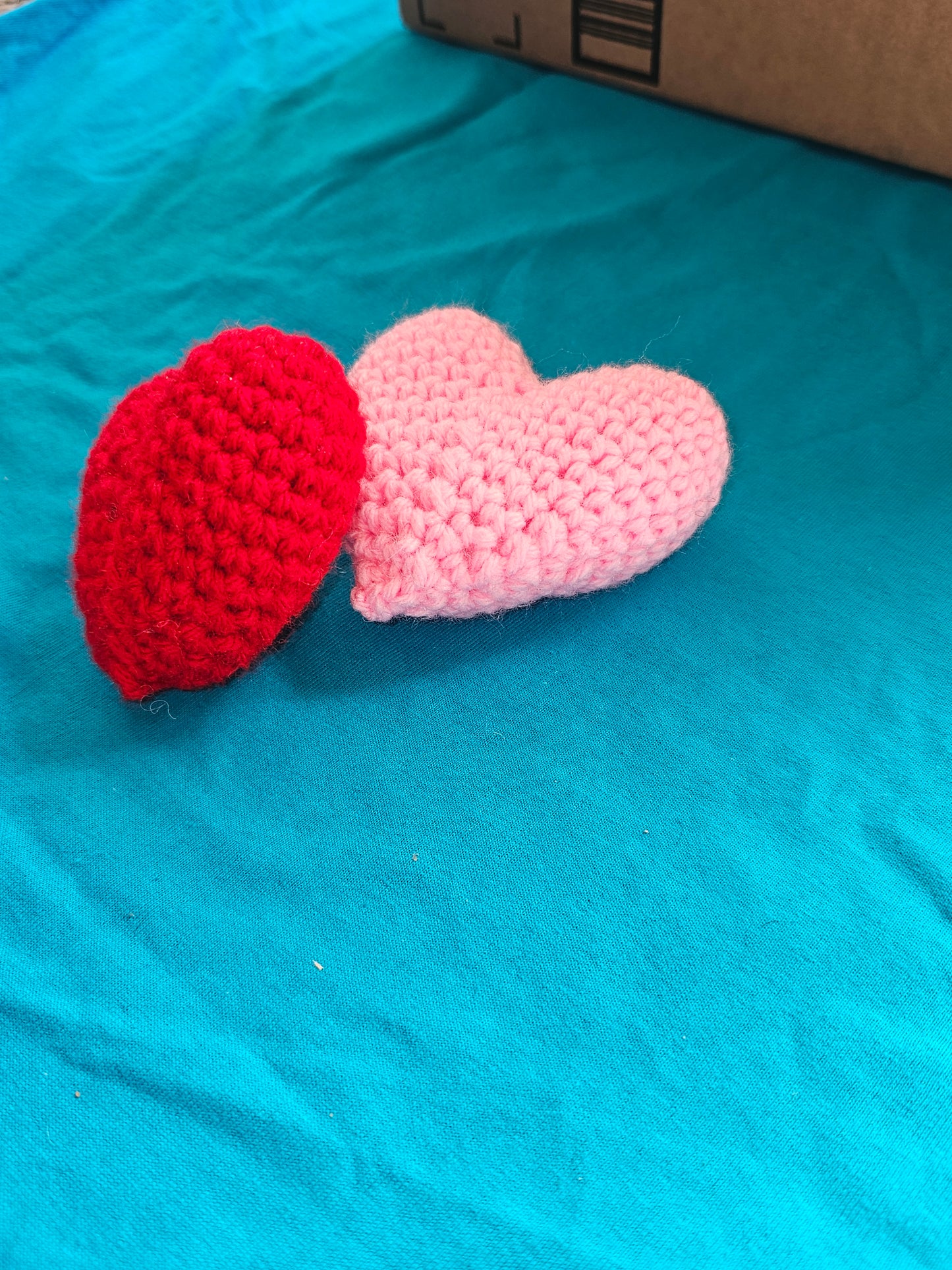 Crochet 3d Hearts