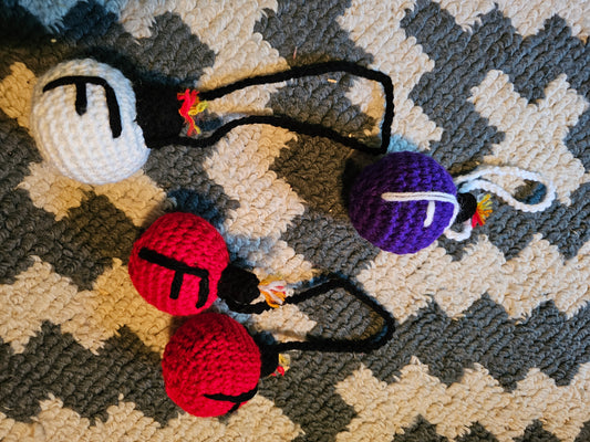 Crochet Hanging F Bombs