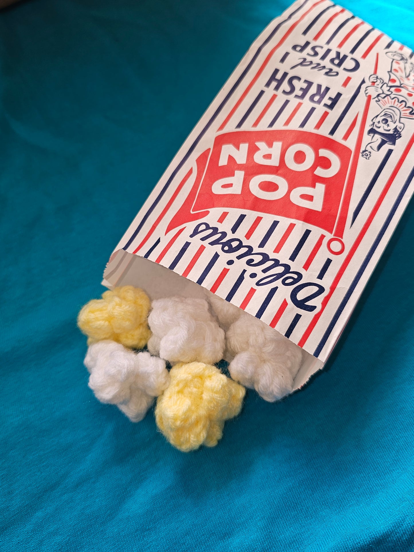 Crochet Popcorn w/bag