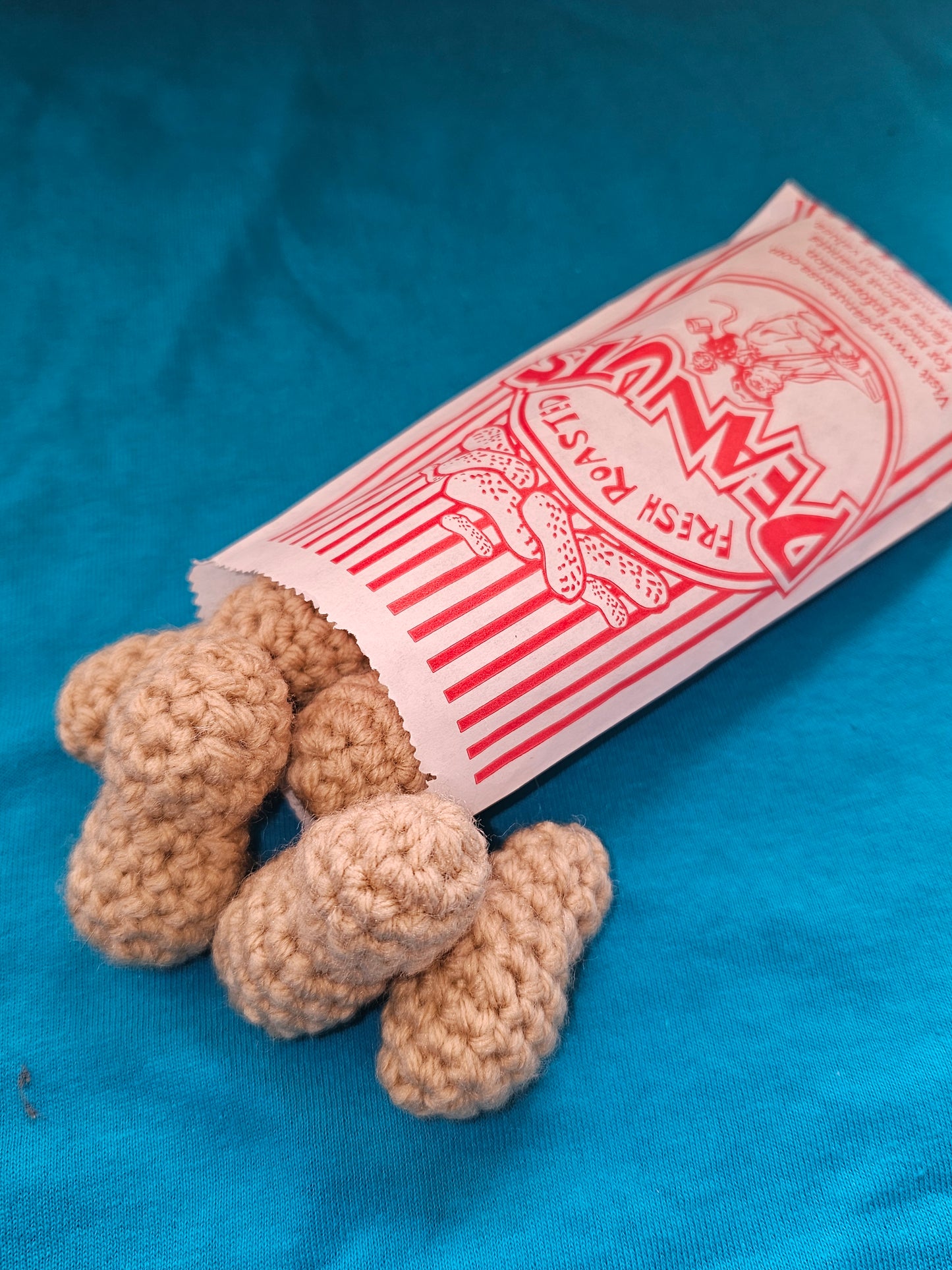 Crochet Peanuts w/bag