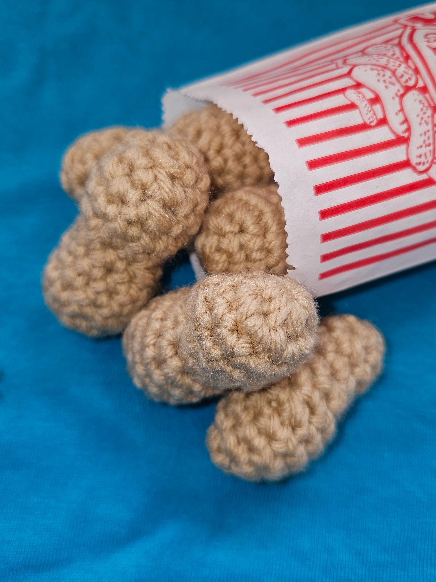 Crochet Peanuts w/bag