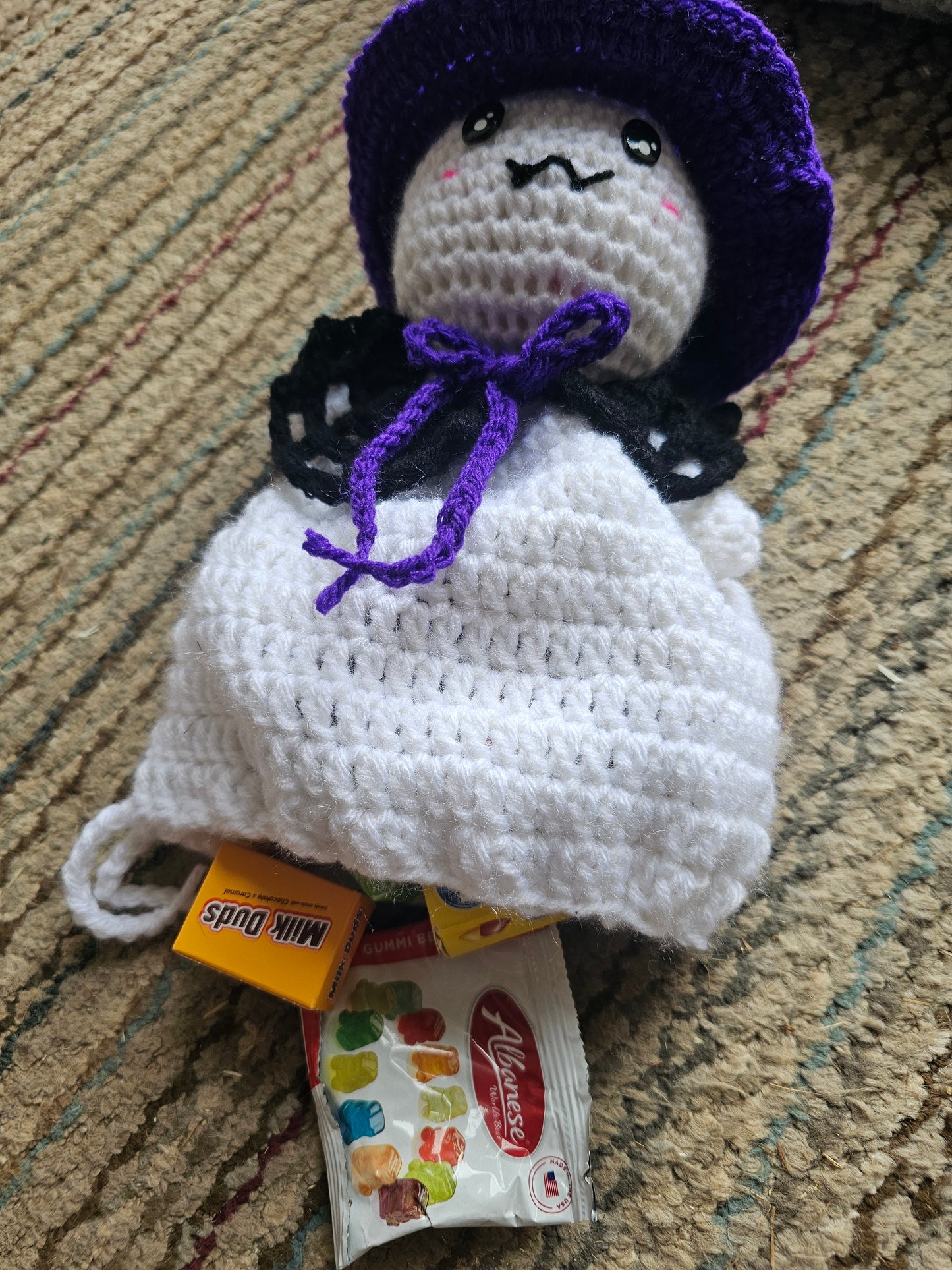 Crochet Ghost Halloween Bags