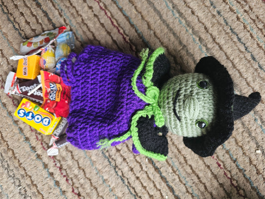 Crochet Witch Halloween Bag
