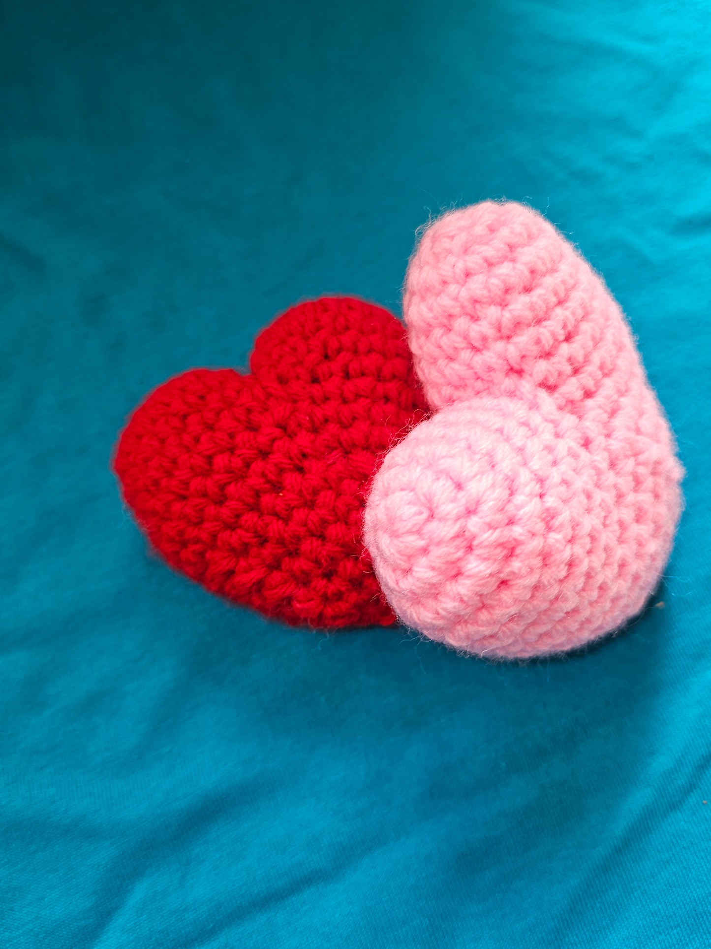 Crochet 3d Hearts