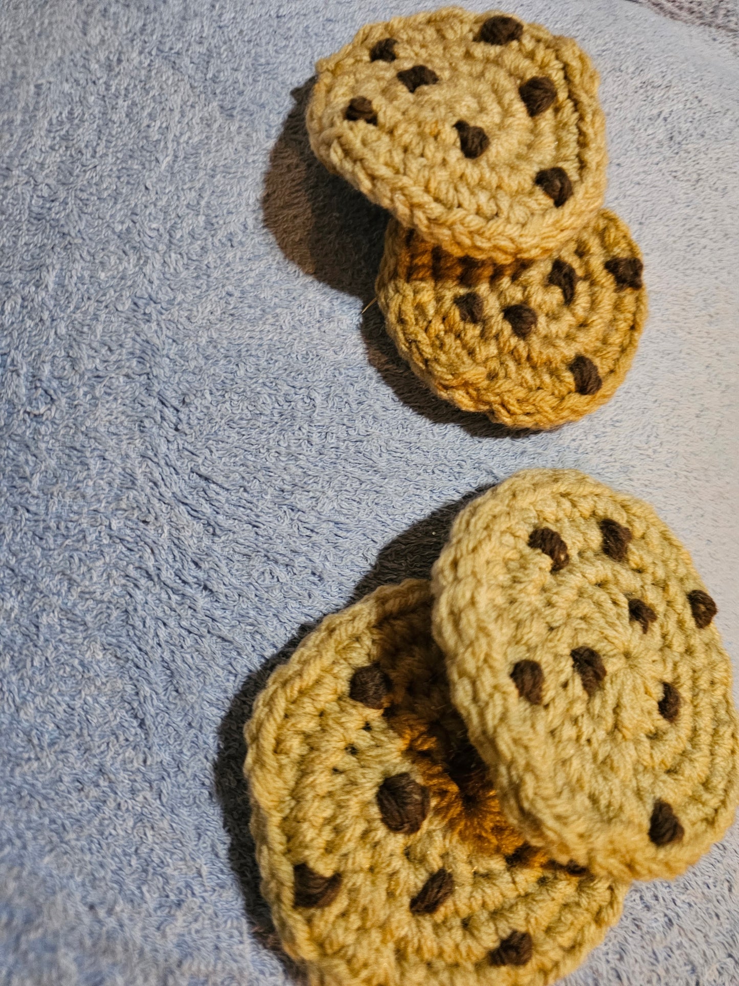 Crochet Chocolate Chip Cookies